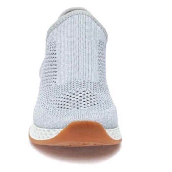 J/SLIDES URBEN SPORT - L Sz 6 - Silver Metallic Knit “Tiger M” Sneakers. NWTIB! - Picture 10 of 16